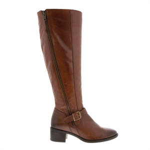 Carl Scarpa Arque Tan Leather Knee High Boots